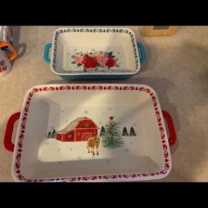 Pioneer Woman Ceramic Bakeware Set